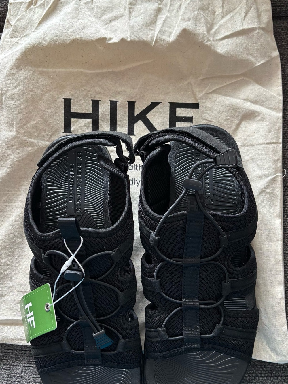 HIKE Women’s Black Sport Sandals - Secure Outdoor Comfort